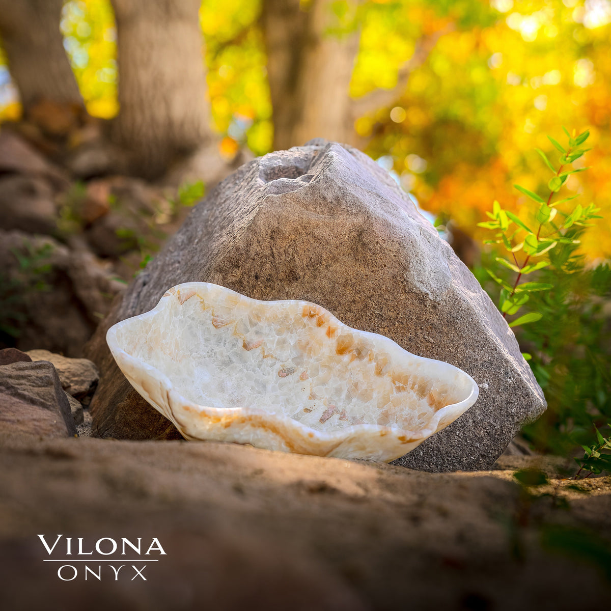 Tangerine Crystal (Onyx Bowl #7)
