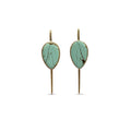 14k Sonoran + Pave Drop Earrings
