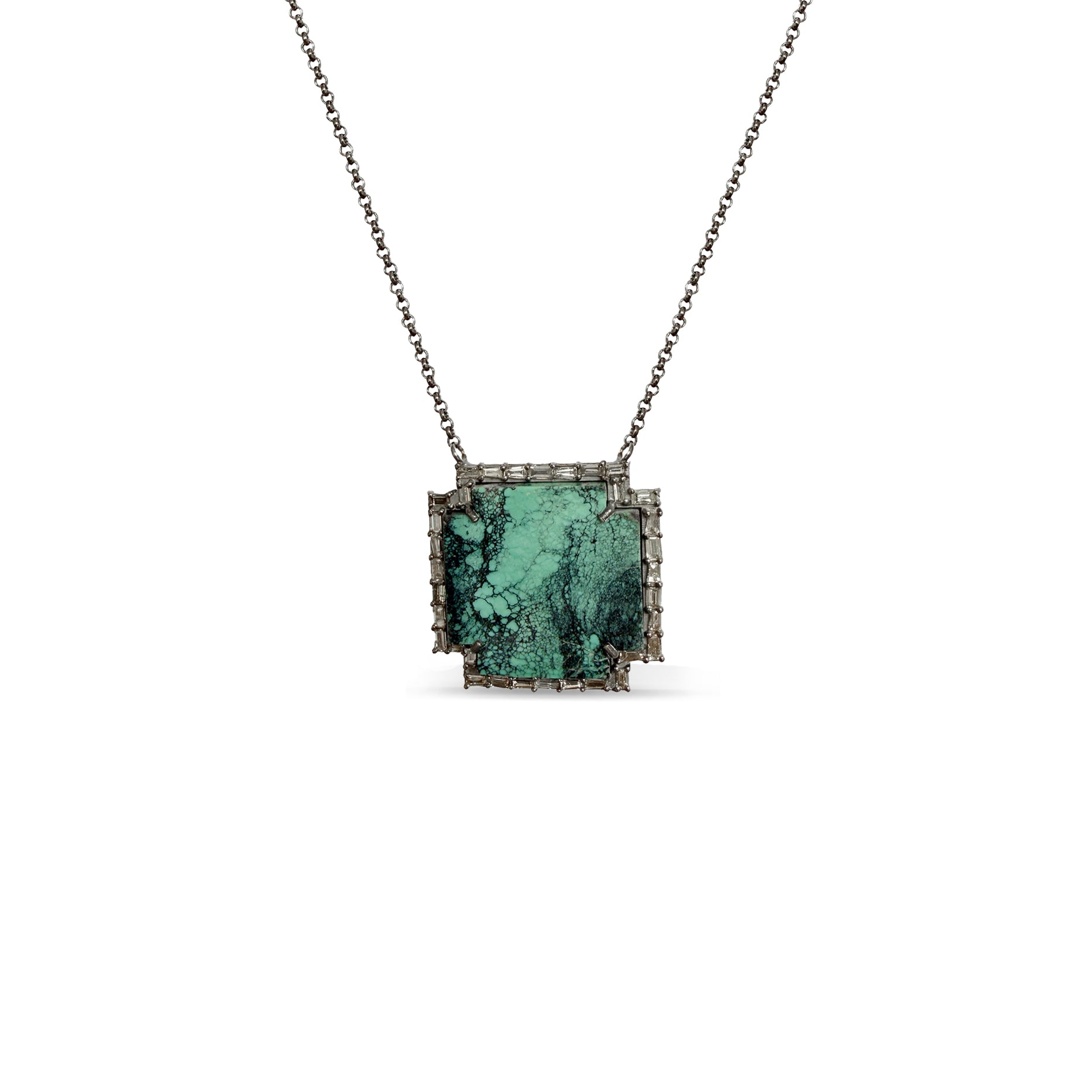 Turquoise Cross Necklace 1