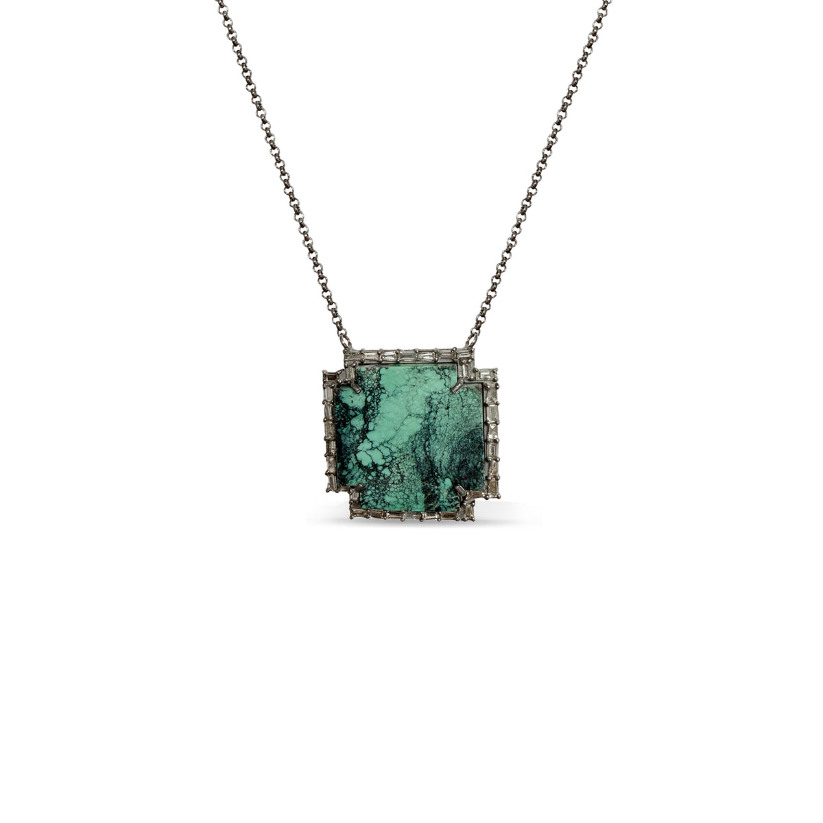 Turquoise Cross Necklace 1