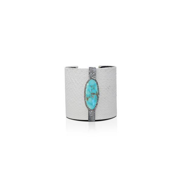 Large Turquoise Python Cuff (multiple colors available)