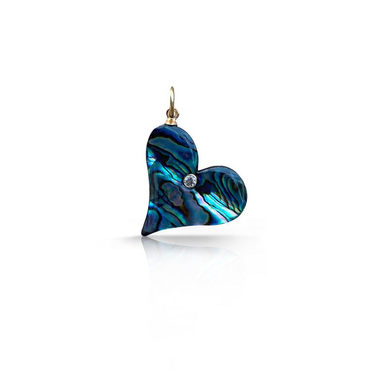 14k Heart Charm