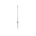14k Bezel Drop Charm