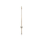 14k Bezel Drop Charm