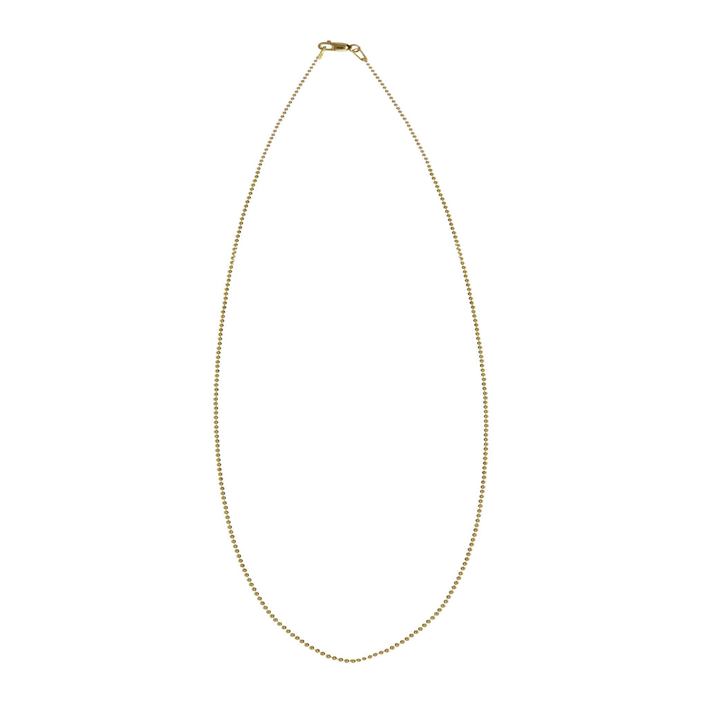 14k Ball Chain Necklace