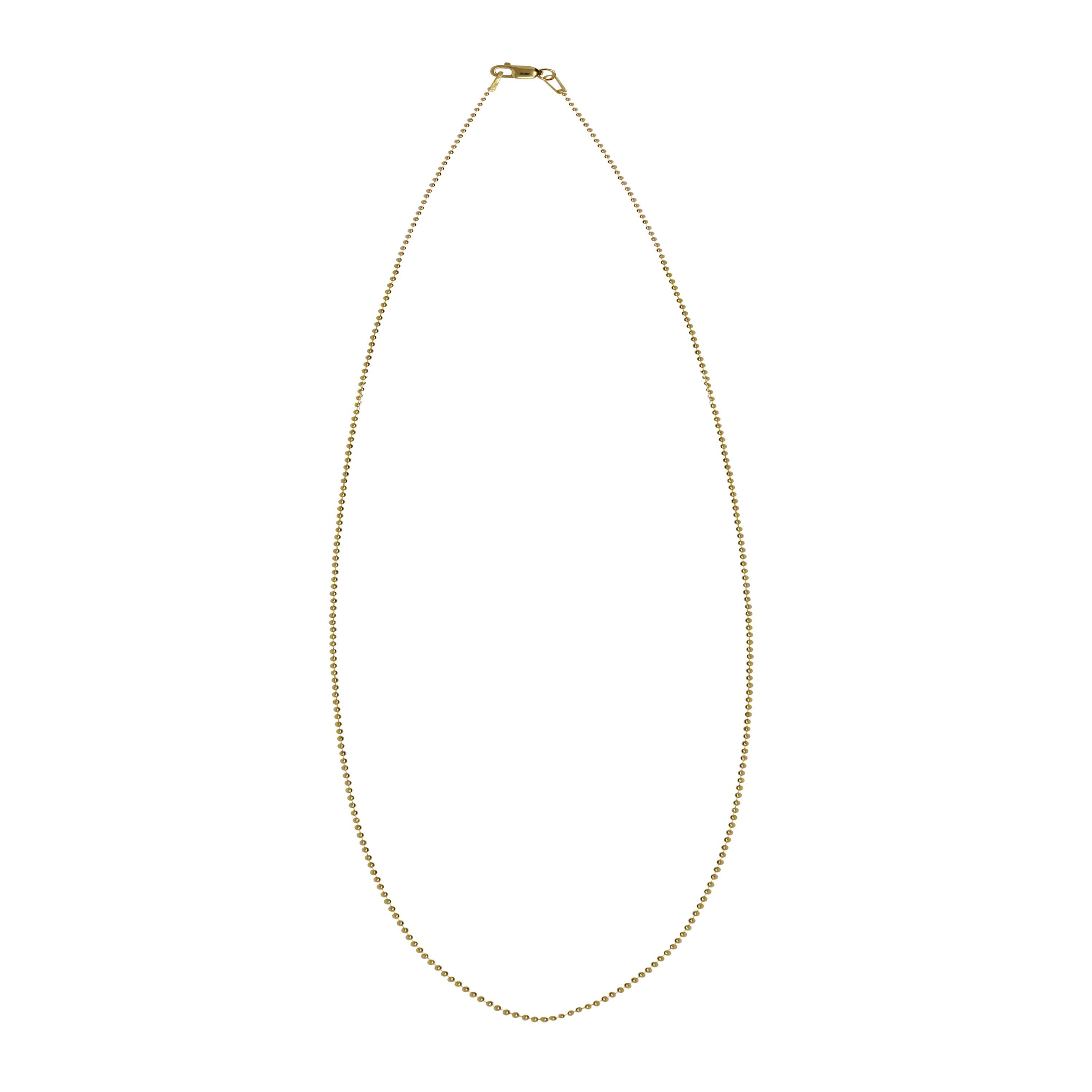 14k Ball Chain Necklace