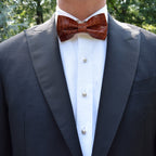 Finn|Carter Chocolate Croc Bow Tie