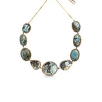 14k Diamond Hotsonite Choker