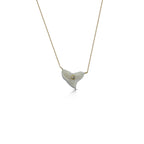 14k Sharks Tooth Dainty Necklace