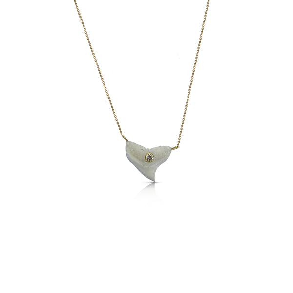 Dainty on sale tooth necklace