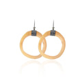 Light Matte Horn Earrings