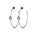 Sliced Diamond Hoops