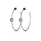 Sliced Diamond Hoops