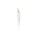 14k Horn Drop Charm
