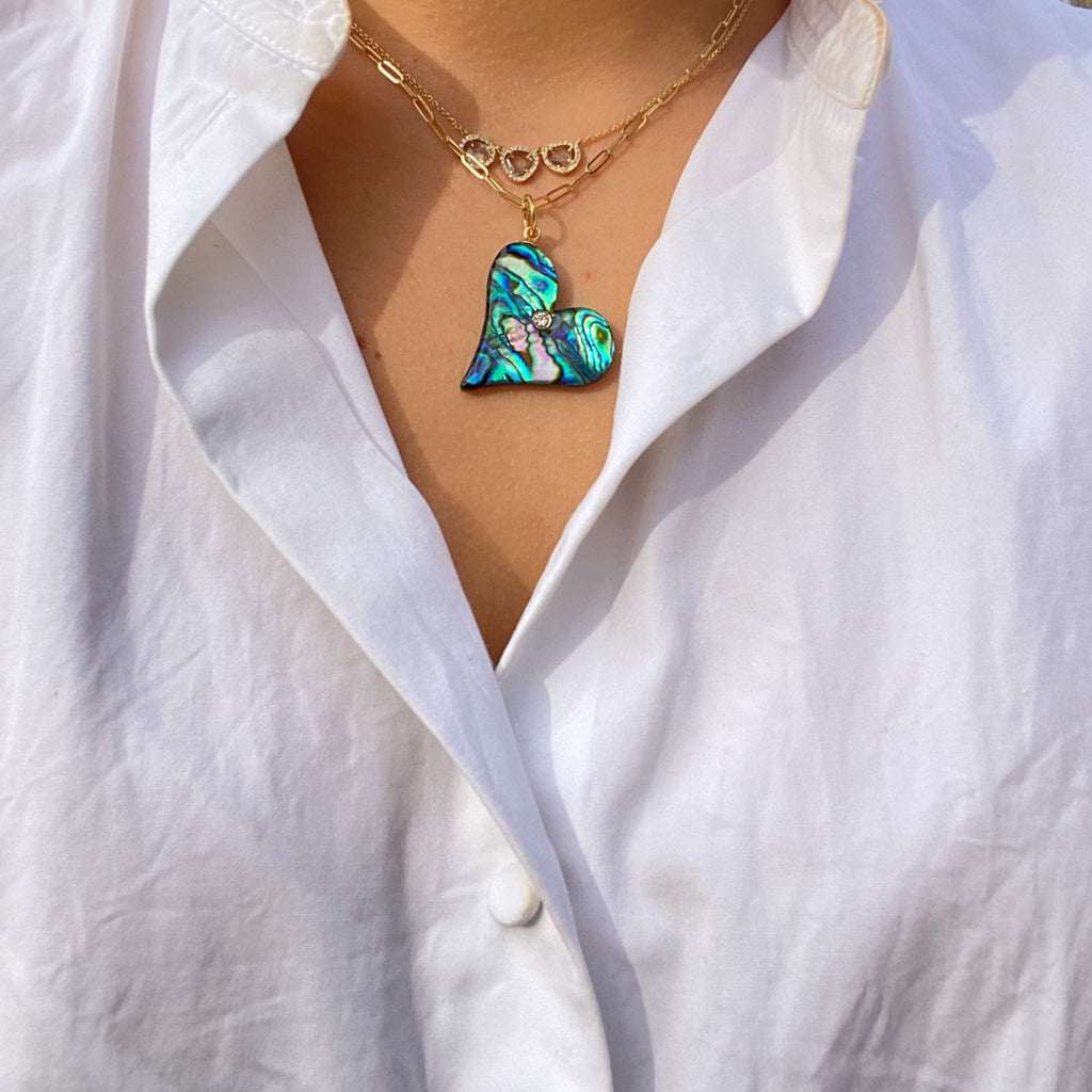 14k Heart Charm