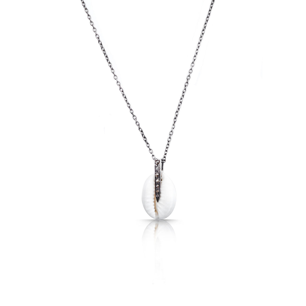 Cowrie Shell Charm Necklace