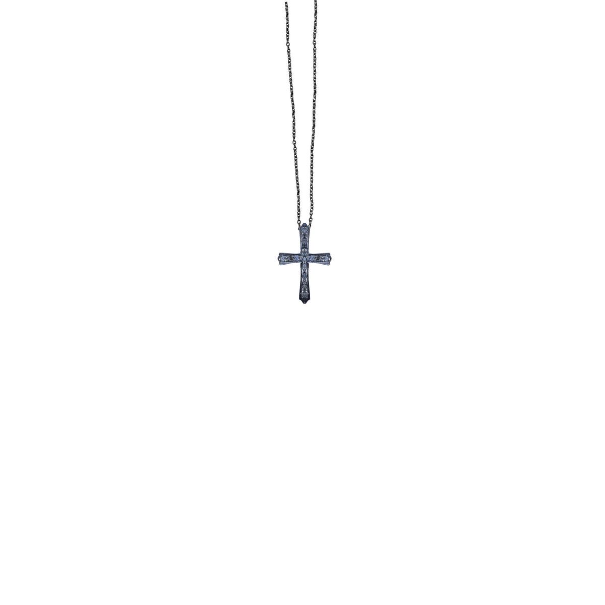 Small Cross Charm Necklace