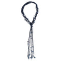 Pearl Spinel Lariat Necklace
