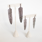 Full Pave Feather Earrings