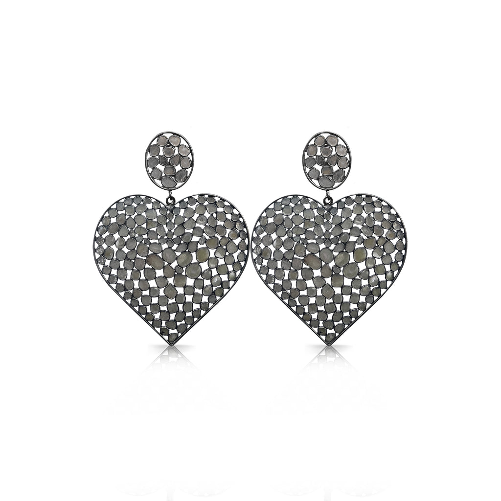 Disco Heart Earrings