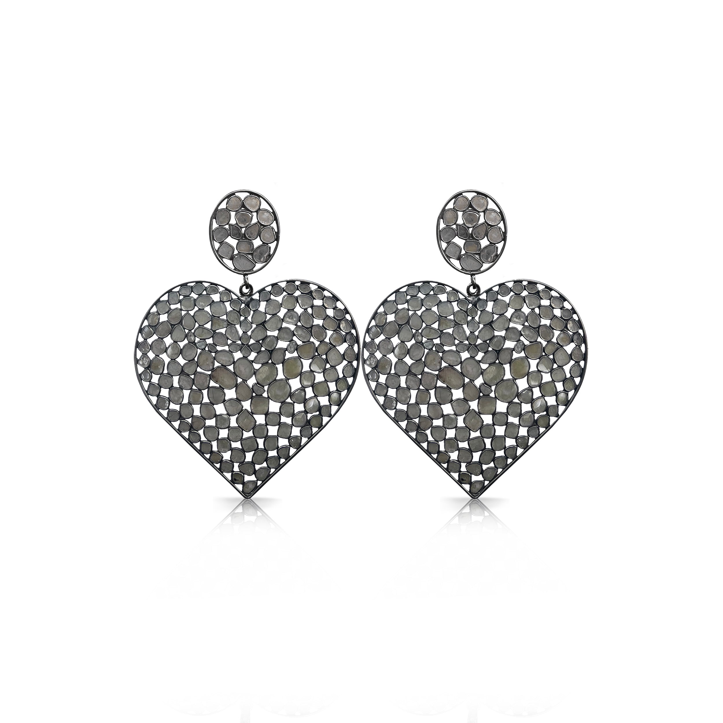 Disco Heart Earrings