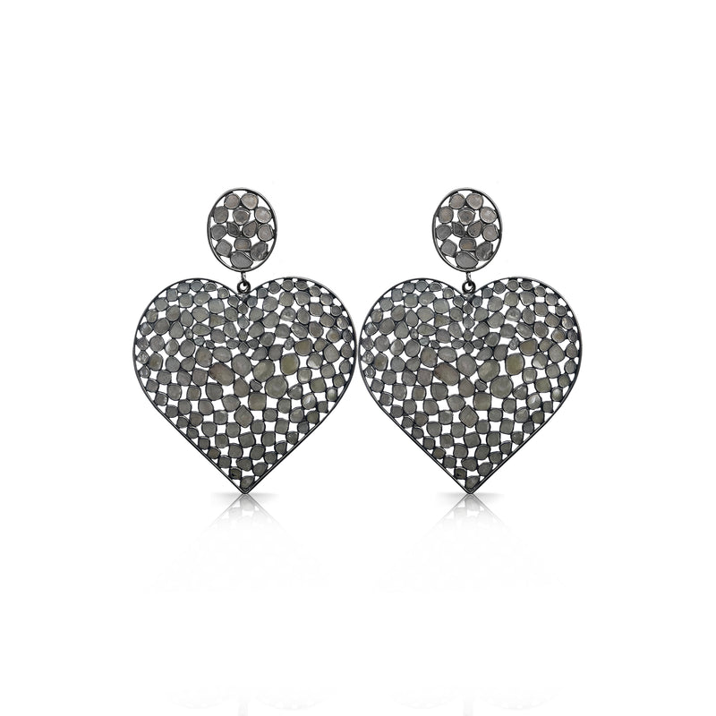 Disco Heart Earrings