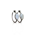 Thomsonite Diamond Hoops