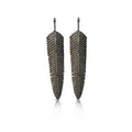 Full Pave Feather Earrings