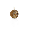14k Headdress Coin Pendant
