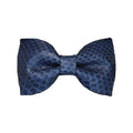 Finn|Carter Navy Python Bow Tie